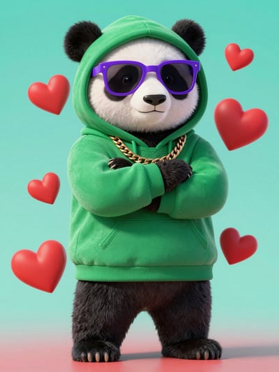 Panda Bear Streetwear Fashion