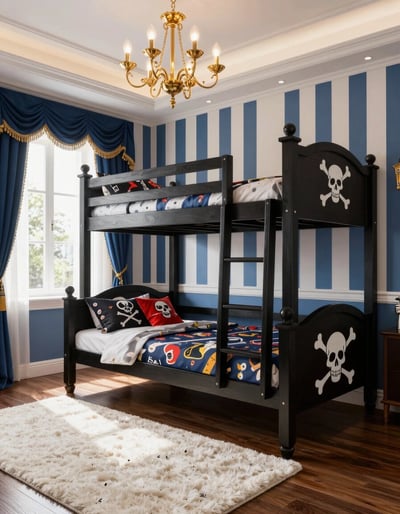 Pirate's Paradise Bunk Bed Bedroom