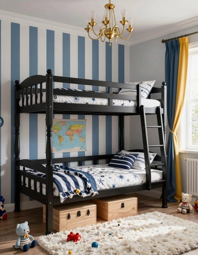 Pirate Themed Child's Bedroom
