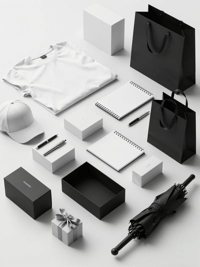 Premium Lifestyle Products Collection Mockup