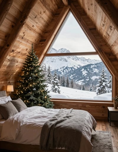 Rustic Winter Wonderland Bedroom