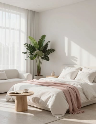 Serene Minimalist Bedroom Oasis