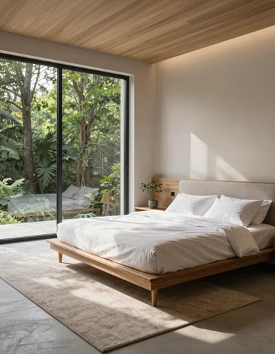 Serene Minimalist Bedroom Oasis