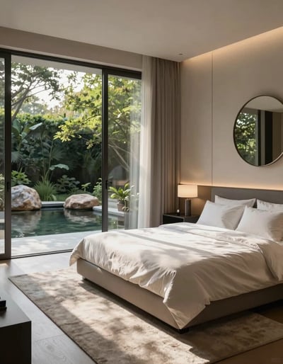 Serene Modern Bedroom Oasis