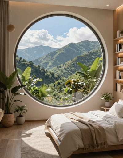 Serene Mountain Retreat Bedroom