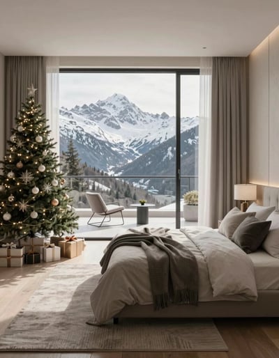 Serene Mountain Retreat Bedroom