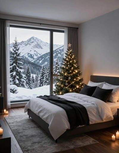 Serene Mountain Retreat Bedroom