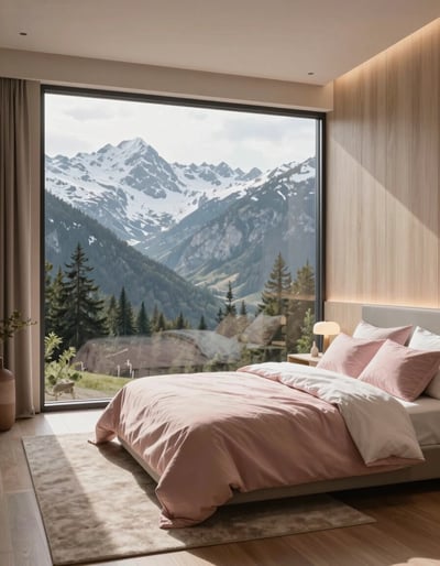 Serene Mountain Retreat Bedroom