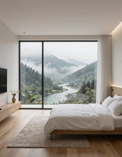 Serene Mountain Retreat Bedroom