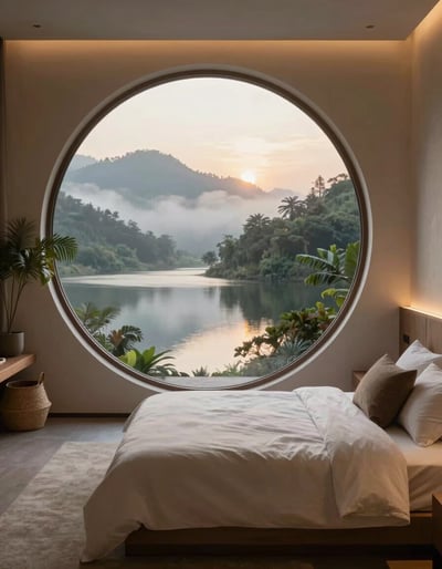 Serene Mountain Retreat Bedroom