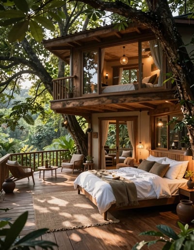 Serene Treehouse Retreat