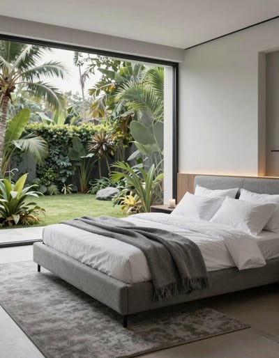 Serene Tropical Bedroom Oasis