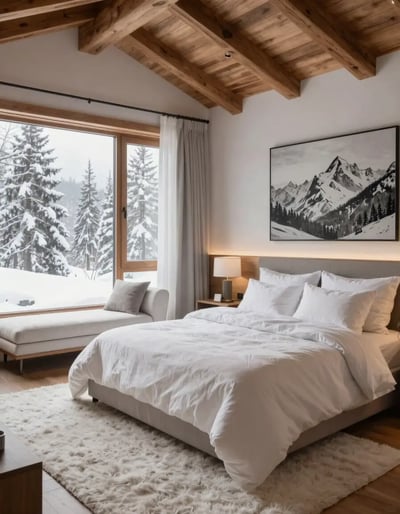 Serene Winter Bedroom Oasis