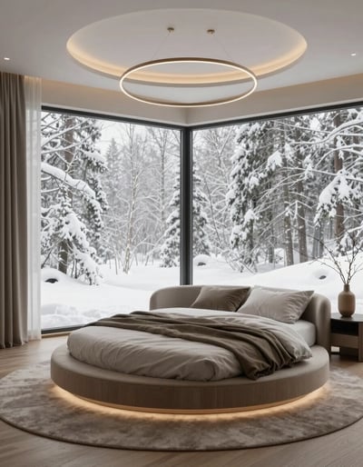 Serene Winter Bedroom Oasis