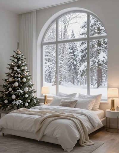 Serene Winter Bedroom Oasis