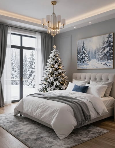 Serene Winter Bedroom Oasis