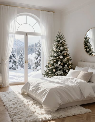 Serene Winter Bedroom Oasis