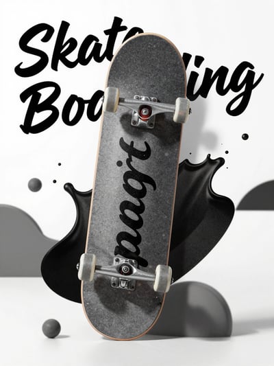 Skateboarding Product Mockup