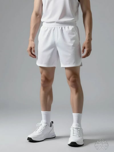 Sleek White Athletic Wear Mannequin Mockup