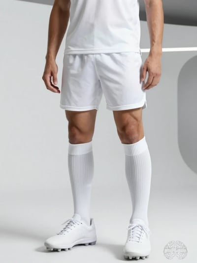 Sleek White Sports Uniform Mockup