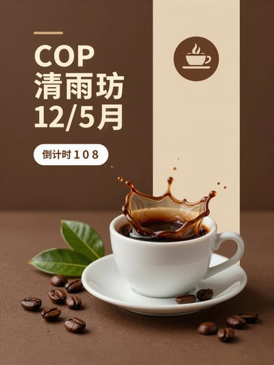 Specialty Coffee Shop Advertisement