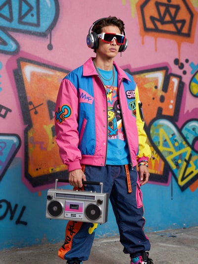 Street Style Graffiti Portrait