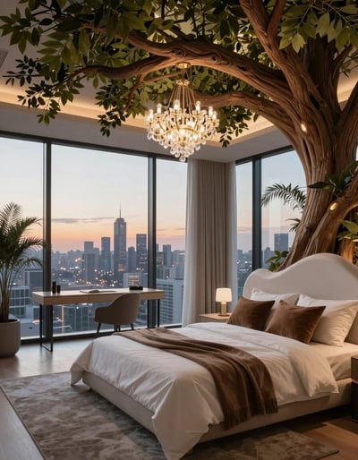 Treehouse Luxury Bedroom