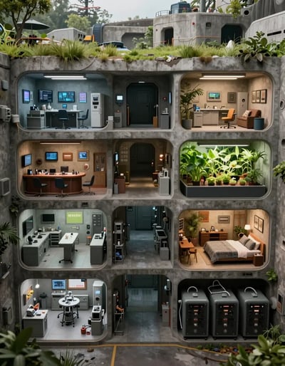 Underground Bunker Interior