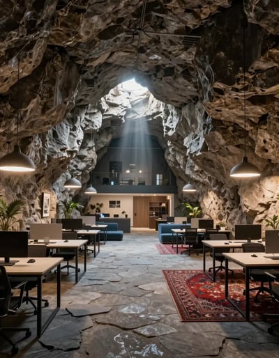 Underground Office Oasis
