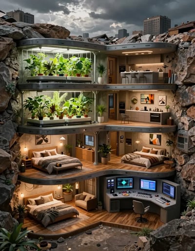 Underground Self-Sustaining Bunker