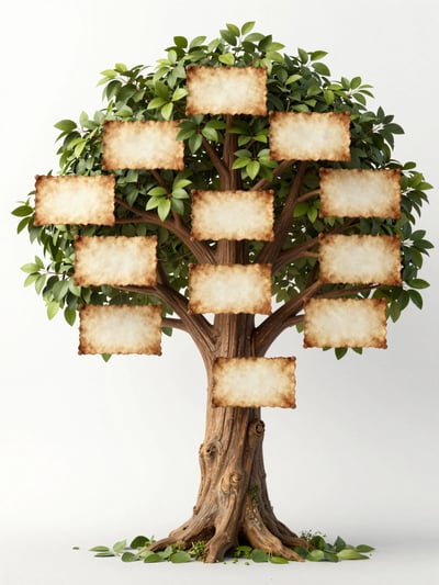 Vintage Family Tree Template