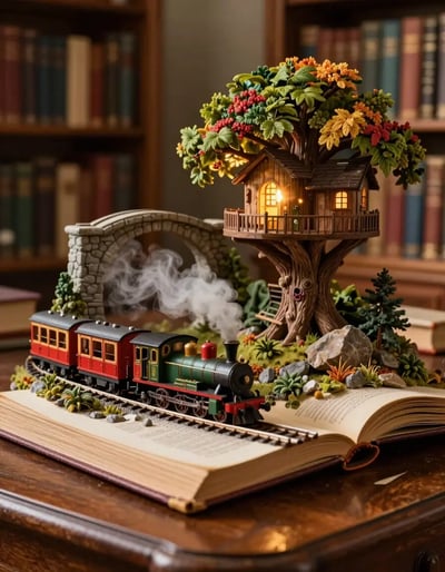 Whimsical Train Study