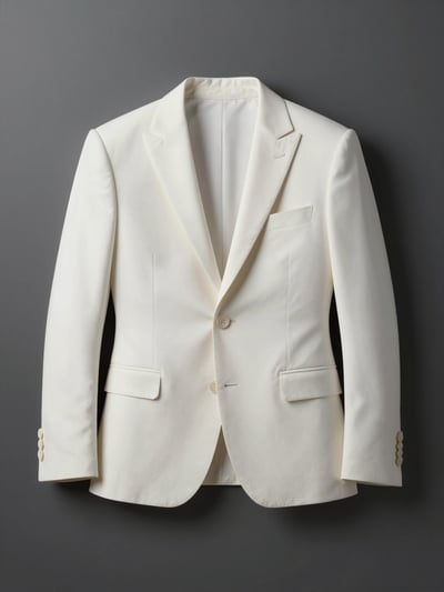 White Tailored Blazer Mockup