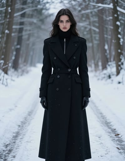 Winter Elegance: Modern Coat Design