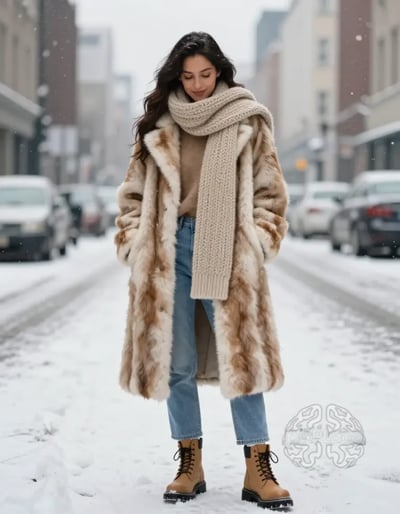 Winter Fur Coat Chic