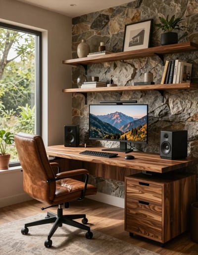 Cozy Modern Home Office