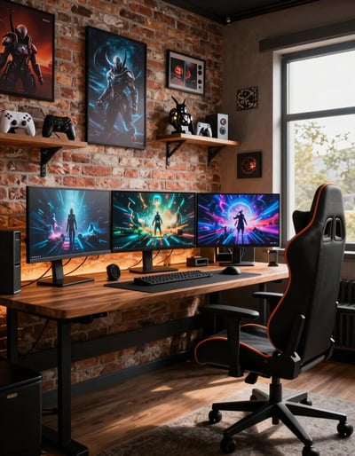 Futuristic Gaming Den