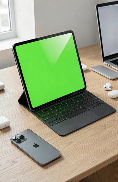 iPad Pro Workspace Mockup