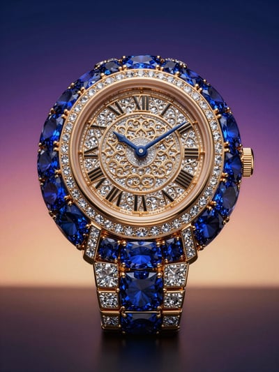 Luxury Spherical Sapphire Watch