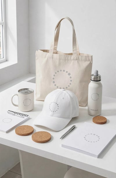 Minimalist White Merchandise Collection