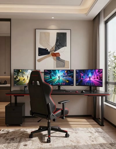 Modern Gaming Room Setup