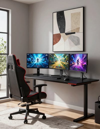 Modern Gaming Room Setup
