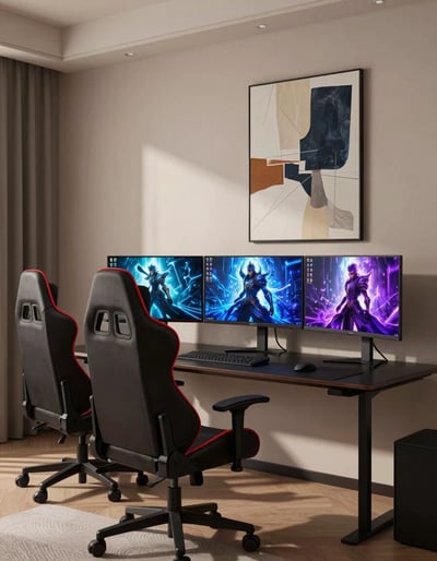 Modern Gaming Room Setup