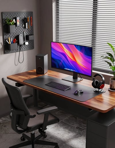 Modern Tech-Driven Home Office