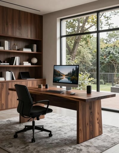 Modern Wooden Home Office