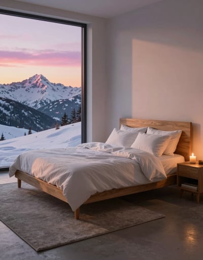 Serene Mountain Retreat Bedroom